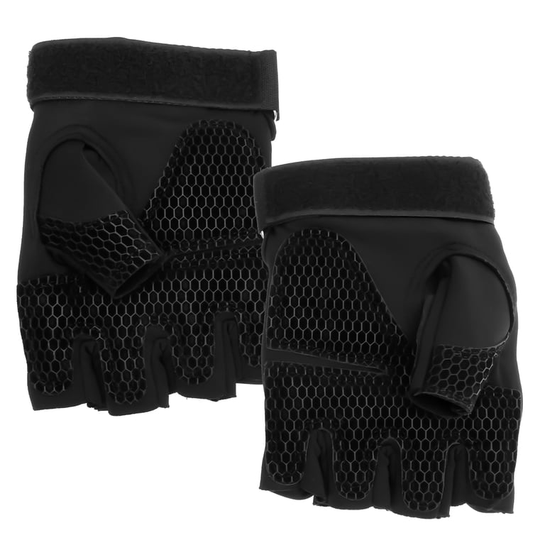 LED Flashlight Gloves Hands Free Half Finger Lighted Gloves