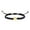 Black J, variant on Bracelet for Women Men - 1 Gold Plated 26 Initial Woven Bracelet with Heart Charm Personalizable Accessory for Everyday Wear, 30-40 cm, Black X