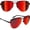 Red, variant on grinderPUNCH Polarized Aviator Sunglasses Men Women Retro Vintage Pilot Sun Glasses UV400 Protection - Purple