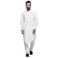 thumbnail image 1 of Atasi Kurta Longue en Coton pour Hommes Manches Longues Fête Indienne, 1 of 5