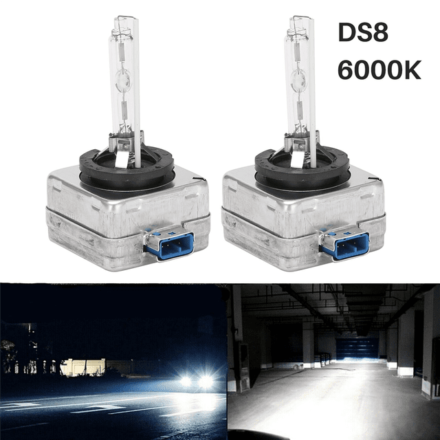 6X D8S 6000K New Headlight Bulbs Set 66548 66549 for Forte Focus