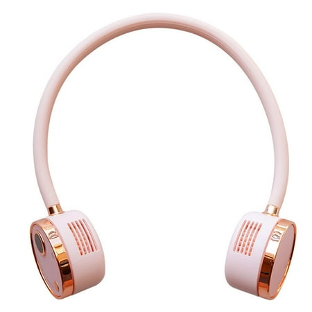 

RUNZETA for Creative Necklace Fan Portable Hanging Neck Fan USB Charging Small Air Coole