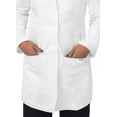 thumbnail image 5 of SIVVAN Scrubs For Women - 33" Modern Slim Lab Coat - S8804 - White - XXS, 5 of 7