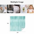 thumbnail image 5 of Turquoise Cloth Napkins, Modern Abstract Art Ombre Striped Washable and Reusable Dinner Napkins Set of 6, Table Napkin for Kitchen Party Birthday Wedding Hotel Housewarming 20"x20", 5 of 9