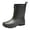 Green, variant on Unisex Rubber Boots for Women Men Wide Calf Platform Waterproof Rubber Rain Booties Mid Calf Rain Shoes for Gardening Walking Brown Size 8