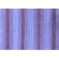 thumbnail image 1 of Ahgly Company Machine Washable Indoor Rectangle Abstract Blue Modern Area Rugs, 6' x 9', 1 of 4