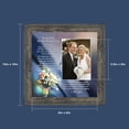 thumbnail image 2 of To My Dad on My Wedding Day, Father of the Bride Gifts, Daddy Picture Frame From Daughter, 6316BW, 2 of 9