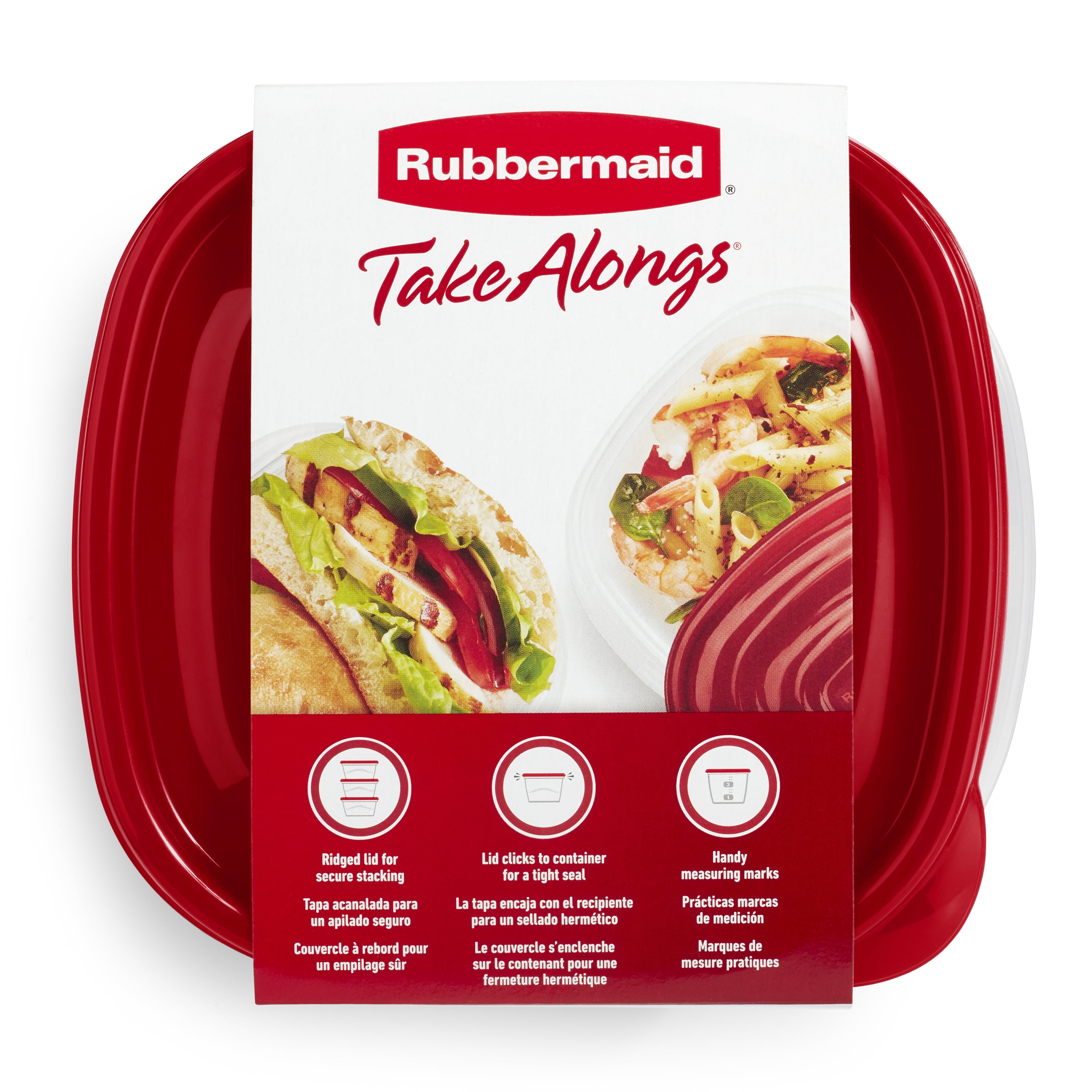 Rubbermaid TakeAlongs Food Storage Containers, 20 Count 2092732 – Oikos  Center