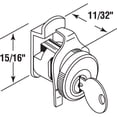 thumbnail image 2 of 5-Pin Tumbler Diecast Nickel-Plated Mailbox Lock, Florence, 2 of 2