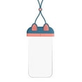 thumbnail image 3 of Cute Cat Waterproof Case,Cat Styling Waterproof Bag With Flip Rope For Smart Phone Under 7.0 inches Gray, 3 of 8