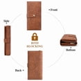 thumbnail image 5 of FALAN MULE Wallets for Women Trifold Wristlet Wallets Large Capacity RFID Blocking Ladies Purse Credit Card Holder, 5 of 7