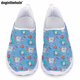 thumbnail image 1 of Doginthehole - Zapatos planos informales para mujer, con dibujos de dientes, para hospital, enfermería, zapatillas de deporte de malla transpirables y cómodas para verano, 1 of 5