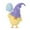 Purple, variant on Easter Chick Figurine Ornament Stuffed Resurrected Egg Design, Suitable For Easter Home & Holiday Party Decorations, Adorable With Colorful Accent Hat & Mini Accessory As Gift For