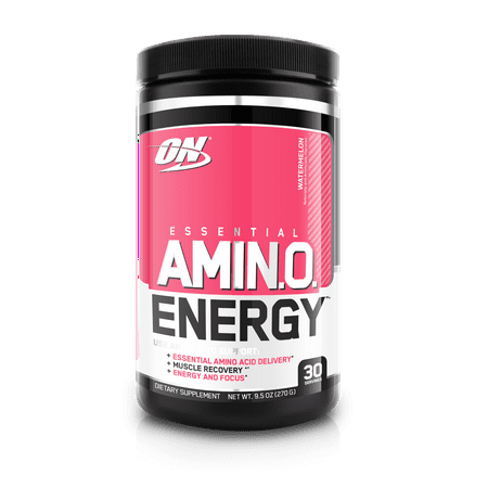 2 Ounce Amino Acid Optimum Nutrition Amino Energy Pre Workout + Essential Amino Acids Powder, Watermelon, 30 Servings ()