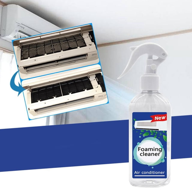 Limpiador espumoso Descalcificación Ambientador de 100 ml para acondicionador de aire Spray de limpieza multiusos para oficina en hogar perfecl Limpiador de aire acondicionado