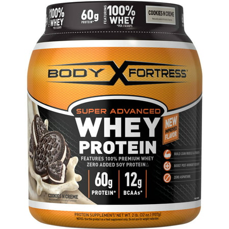 Body Fortress Super Advanced Cookies n' Creme Whey Protein ...