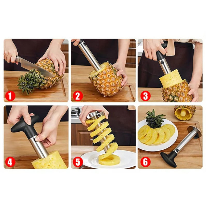 Kitchen Pineapple Corer and Slicer tool Stainless Steel Pineapple