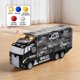 thumbnail image 4 of NIPLOOOW Juguetes para Niños Pequeños de 3 a 8 Años, Set de Camiones de Policía con Tapete de Juego y Auto de Metal Fundido, Camión Transportador para Niños, Regalos de Cumpleaños, 4 of 6