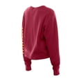 thumbnail image 3 of Women's New Era  Burgundy Washington Commanders Sport Night Thermal Long Sleeve Cropped-T-Shirt, 3 of 5