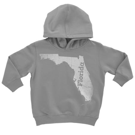X-Small / Gray Florida Kids Pullover Hoodie Home Shirt