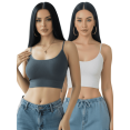 thumbnail image 1 of Set De 2 Top De Mujer Unitalla Deportivo O Casual Stretch, 1 of 9
