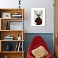 thumbnail image 3 of Deer in Smoking Jacket, Animals Unframed Art Print Wall Art by Fab Funky Sold by Art.Com, 3 of 4