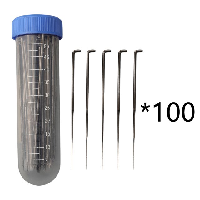 BUYISI 100Pcs/S/M/L Size Wool Felting Needles Felt Tool Kit Beginners Diy Craft Needlework Poke Needle Felting Wool Fabric Yarn Needle Medium Size 100Pcs