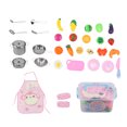 thumbnail image 3 of LYUMO Kids Kitchen Pretend Play Toys Stainless Steel Play Cookware Cooking Utensil Set,Play Cooking Set,Cooking Utensil Play Set, 3 of 8