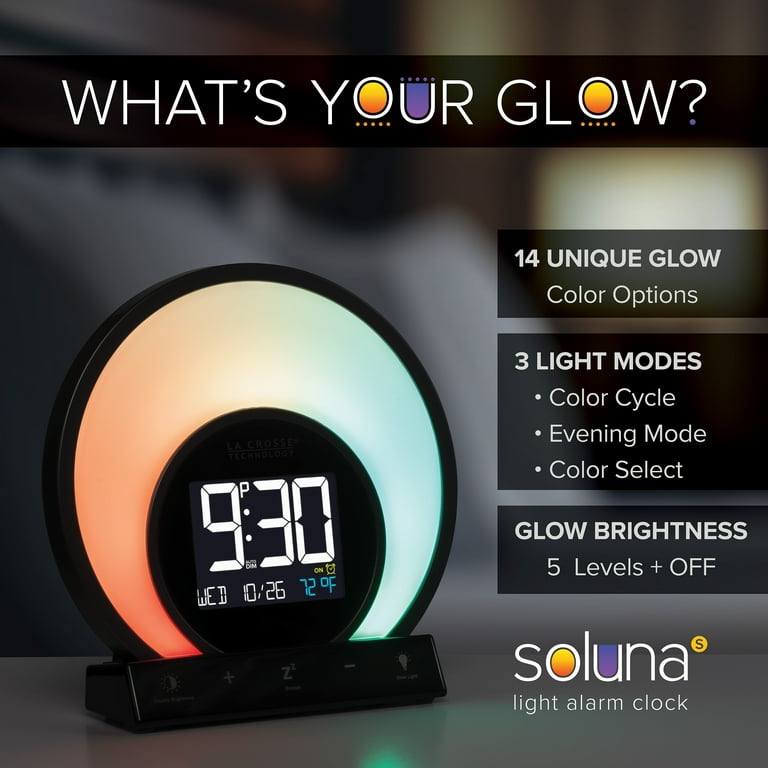 La Crosse Technology Soluna S Light Sunrise & Sunset Glow Digital
