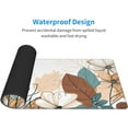 thumbnail image 3 of Abstract Flower and Leaves Extended Big Mouse Pad Large,XL Gaming Mouse Pad Desk Pad,31.5x11.8inch Long Computer Keyboard Mouse Mat Mousepad with 3mm Non-Slip Base Stitched Edge for Home Office Work, 3 of 6