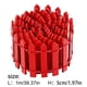 thumbnail image 4 of Injueey Accesorio de barrera de jardín hecho a mano de decoración de valla de madera en miniatura Jardín y Patio Rojo 100 x 5 cm, 4 of 6