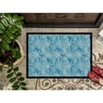 thumbnail image 3 of Watercolor Snowflake on Blue Doormat 24x36, 3 of 4