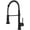 Matte Black, variant on Pull Down Kitchen Sink Faucet, One Handle Spring Hot and Cold Water Tap, Deck Mounted Bathroom Kitchen Crane,Matte Black