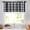 Navy, variant on Buffalo Check Plaid Cotton Valances for Windows, Blue and White Farmhouse Design Window Treatment Decor Curtains, Rod Pocket Valances for Cafe, 52 x 18, Navy