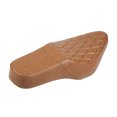 thumbnail image 3 of Retro Motorcycle  Cover, PU Leather  Pad Shock Absorption Brown  Elasticity Soft Sponge  For Motorbike Type 3, 3 of 8
