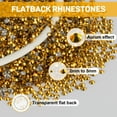 thumbnail image 3 of Worthofbest Flatback Rhinestones with Rhinestone Glue - Bronze, 3 of 6