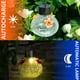 thumbnail image 4 of Comedero solar para colibríes con luces LED | Dispensador automático de agua de vidrio para decoración de jardines y patios | Baño colgante para pájaros, 4 of 7