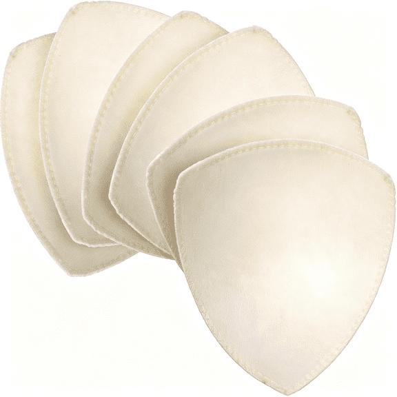 ICERUN Triangle Bra Inserts Pads,3 Pairs Removable Sewn Edges Bra Pad Insert for Women Breathable Bras Cups with Detachable Comfort Bra Pads Inserts