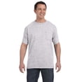 thumbnail image 2 of Hanes TAGLESS Men`s Pocket T-Shirt, S, Ash, 2 of 4