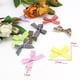 thumbnail image 4 of Lazos de cinta escocesa para manualidades, lazo de boda hecho a mano, lazo de nacimiento, 50 o 100 unidades, 4 of 4