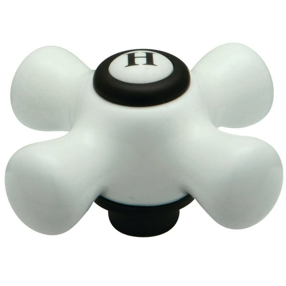 Kingston Brass Ksh322pxh Hot Porcelain Cross Handle (D Type) - Bronze