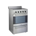 thumbnail image 2 of Unique Prestige 24" 2.3 cu/ft Freestanding Electric Range with Convection Oven in Stainless Steel, 2 of 10