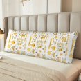 thumbnail image 2 of Honeii Farm Bee Cute Honey Print Long Body Pillowcase 20x54 in,Body Pillow Cover with Zipper,Large Body Pillowcase,Soft Bed Decorative, 2 of 7
