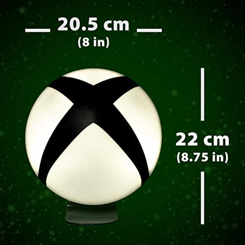 Paladone Xbox Logo Light - Décoration pour Gamers, Blanc, Noir