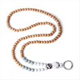 thumbnail image 1 of ID Badge Key Lanyard Cute Teacher Silicone Wood Bead Necklace School Work Jewelry, 1 of 6