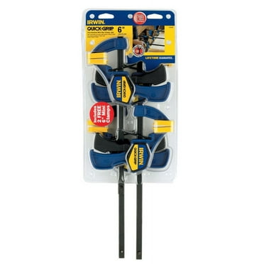 IRWIN Quick-Grip 6 in. x 2.43 in. D Resin Bar Clamp 300 lb. 4 pc.