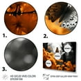 thumbnail image 3 of Designart "Orange Grey Butterfly Fluttering beauty" Animals Wall Decor, 3 of 5