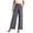 Grey, variant on HNMKIU Women Casual Wide Leg Pants Stylish Work Trousers for Everyday and Business High Waisted Flowy Dress Bottoms for All Occasions