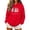 (New10)Red, variant on ThriftyPlait Women's Trendy Christmas Hoodie Pullover Warm Loose Fit Holiday Kangaroo Pocket Sweatshirt Long Sleeve Casual Farm Shirt