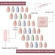 thumbnail image 4 of Press-On Nails Glamnetic Salty Waves Short Almendra Starfish, 4 of 6